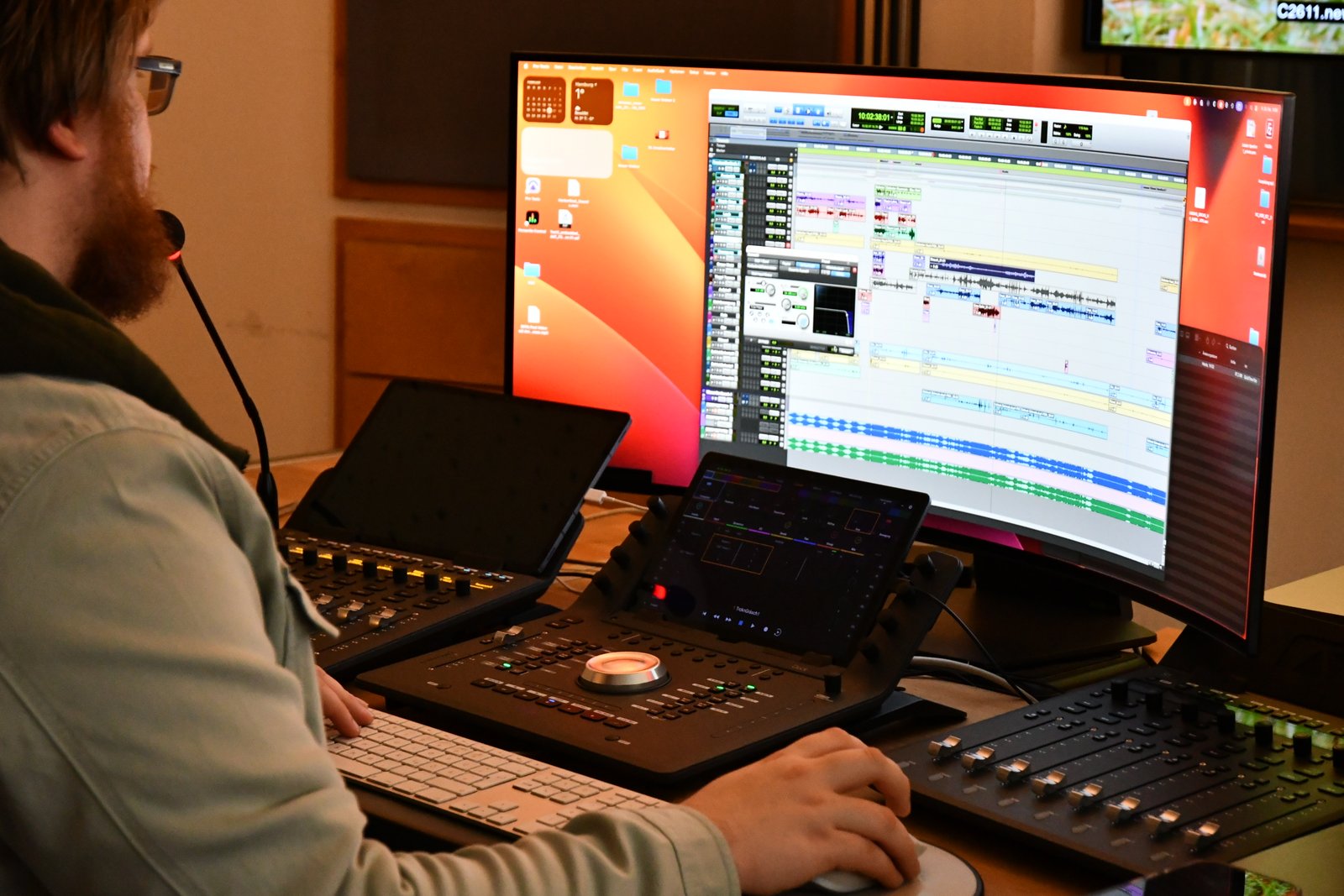 Tonsynchron Studio – Blick in die Regie